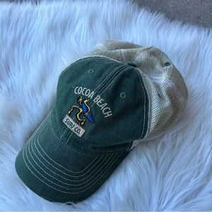 Cocoa Beach Surf Co. Olive Green Trucker Hat